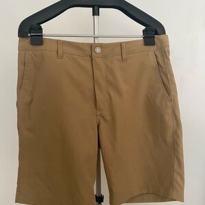 Bonobos Men's Tan Flat Front Shorts